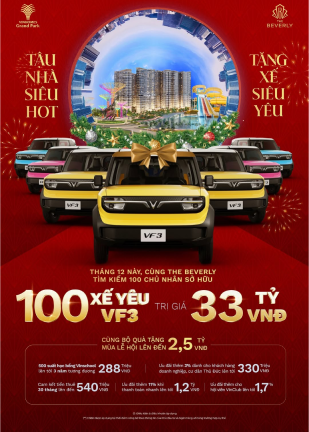 Tậu nhà siêu hot - Tặng xế siêu yêu